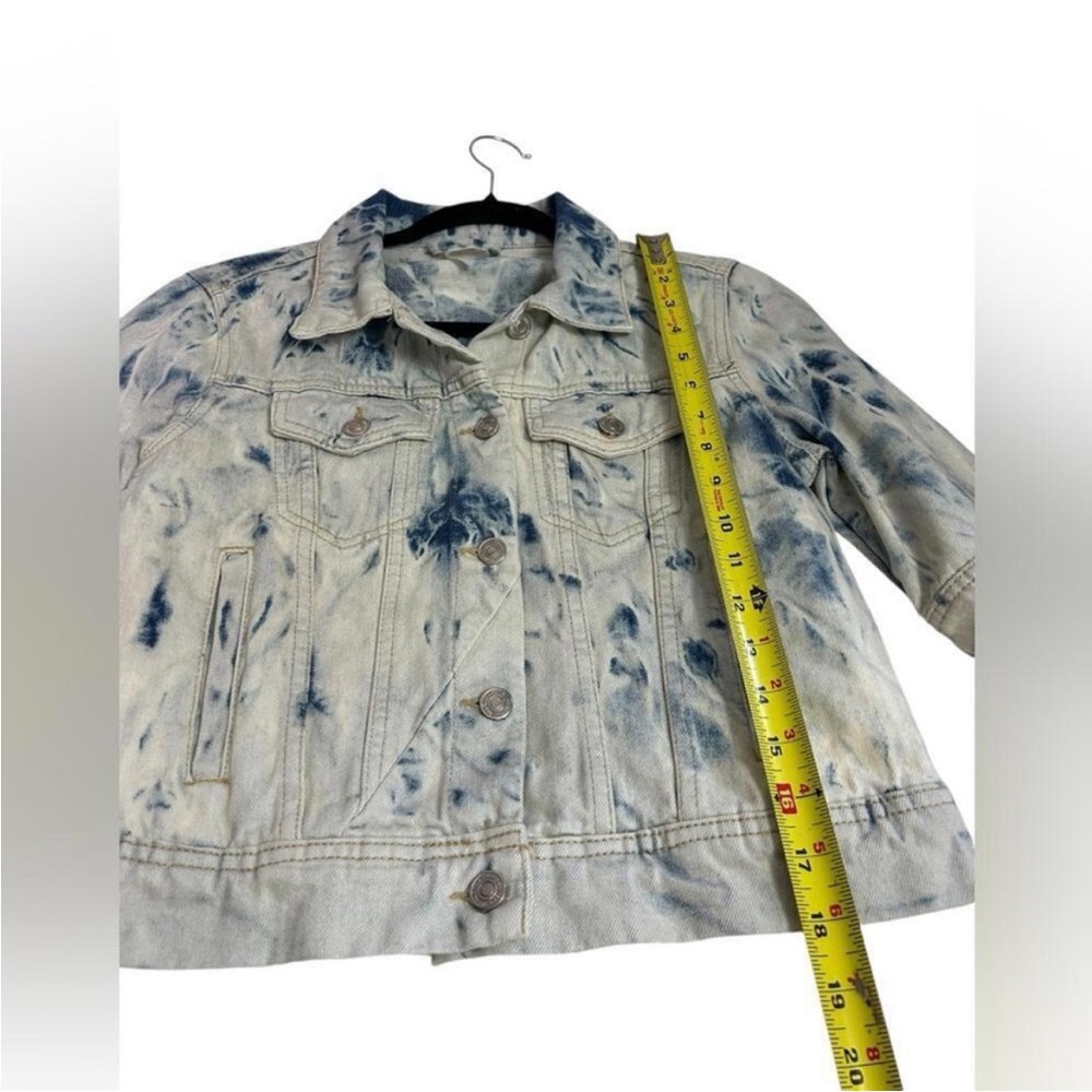 NWOT Free People Rumors Denim Jacket in Jones Tie Dye Size S - Picture 14 of 15